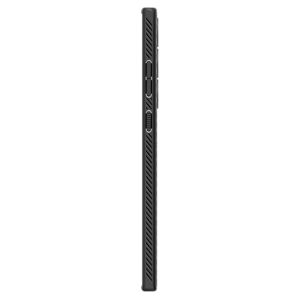 Fodral för Samsung Galaxy S23 Ultra S918, Spigen, Liquid Air, Mattsvart ACS05614