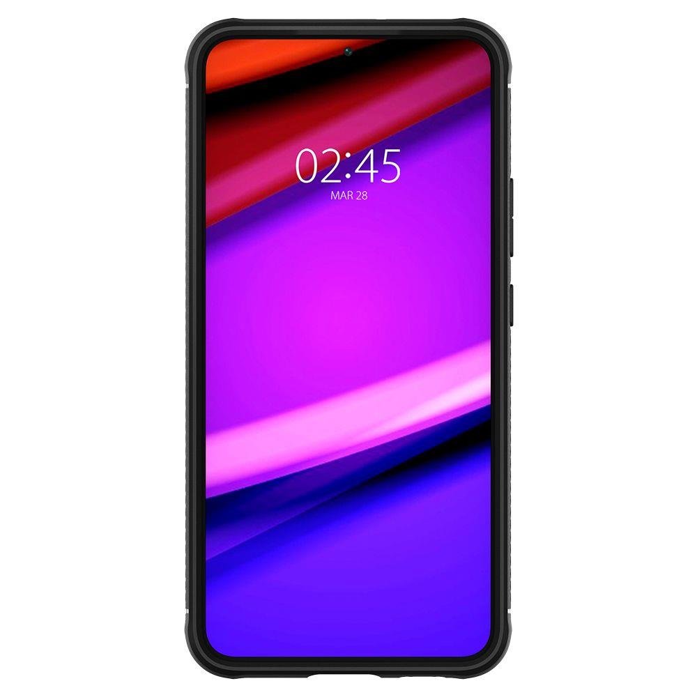 Fodral till Samsung Galaxy S22 5G S901, Spigen, Rugged Armor, Svart ACS03986