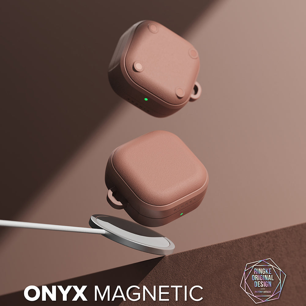 Ringke Onyx magnetfodral för Samsung Galaxy Buds4 / Buds4 Pro, brons