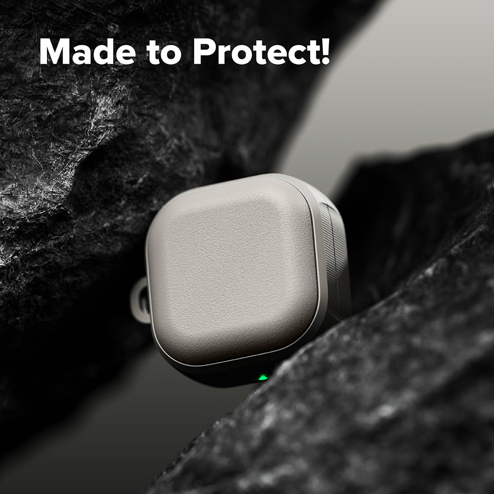 Ringke Onyx Magnetic fodral för Samsung Galaxy Buds4 / Buds4 Pro, Grå