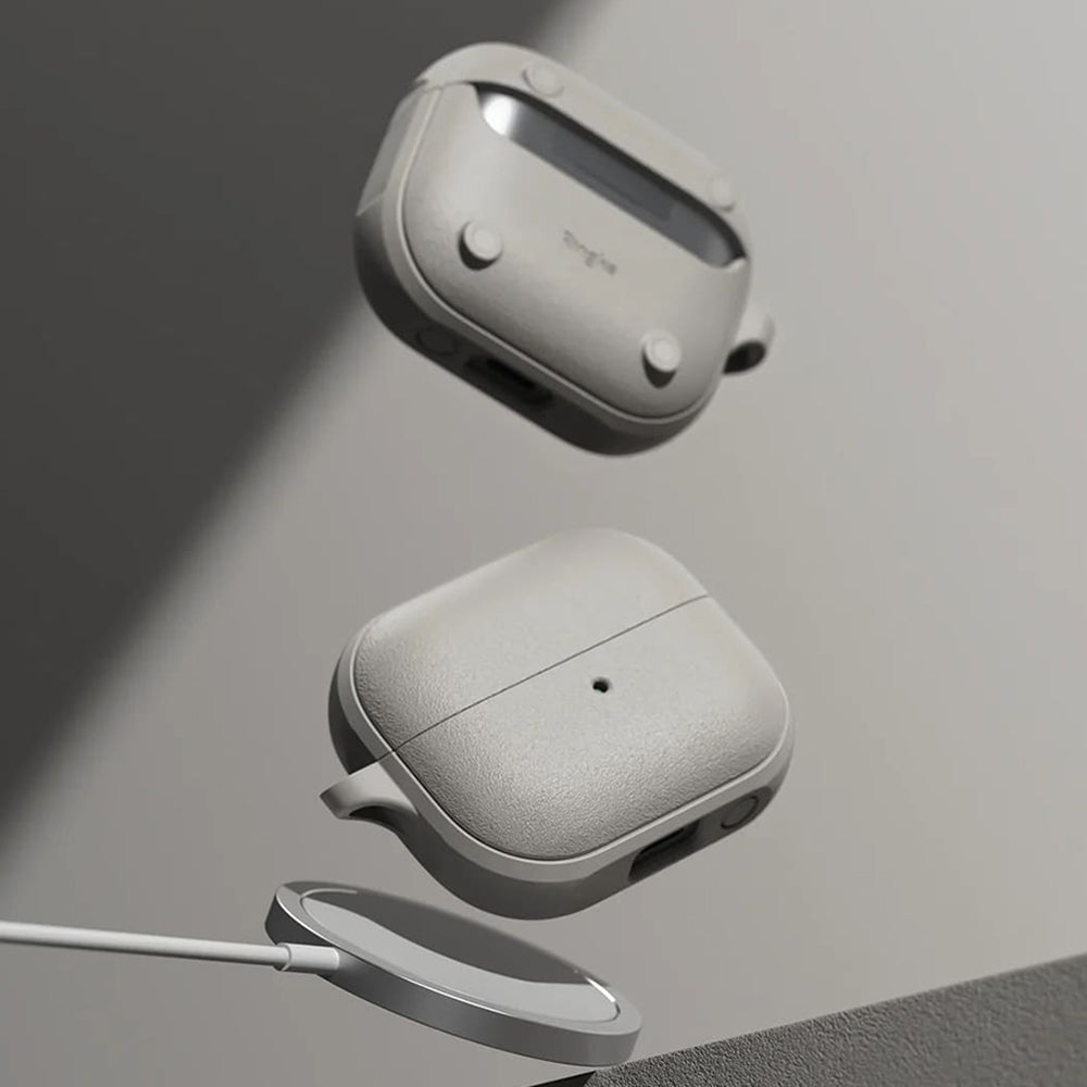 Ringke Onyx Magnetic-fodral för Samsung Galaxy Buds3 FE / Buds3 Pro / Buds3, Grå