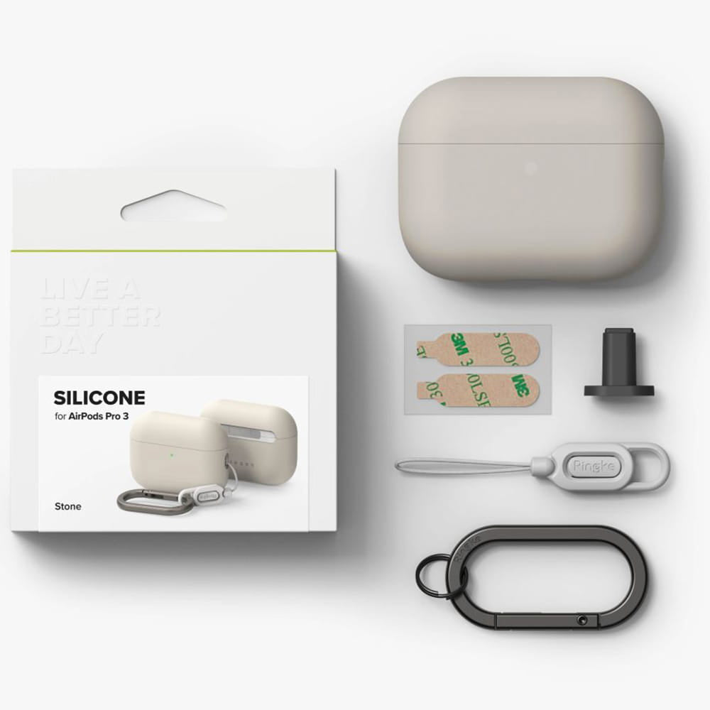 Ringke fodral för Apple AirPods Pro 3, Kräm