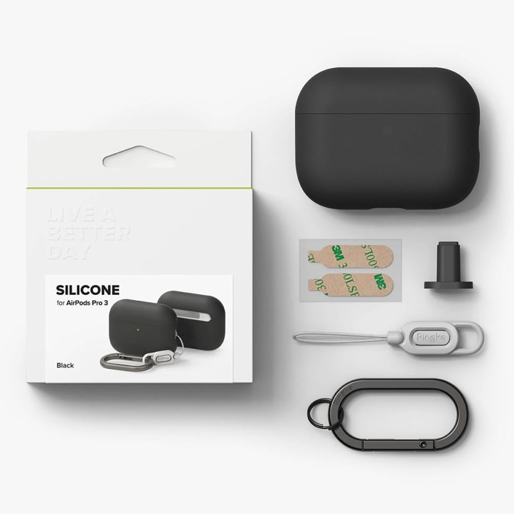 Ringke fodral för Apple AirPods Pro 3, Svart