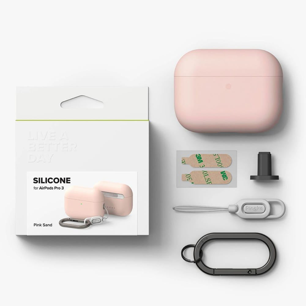 Ringke fodral för Apple AirPods Pro 3, Rosa
