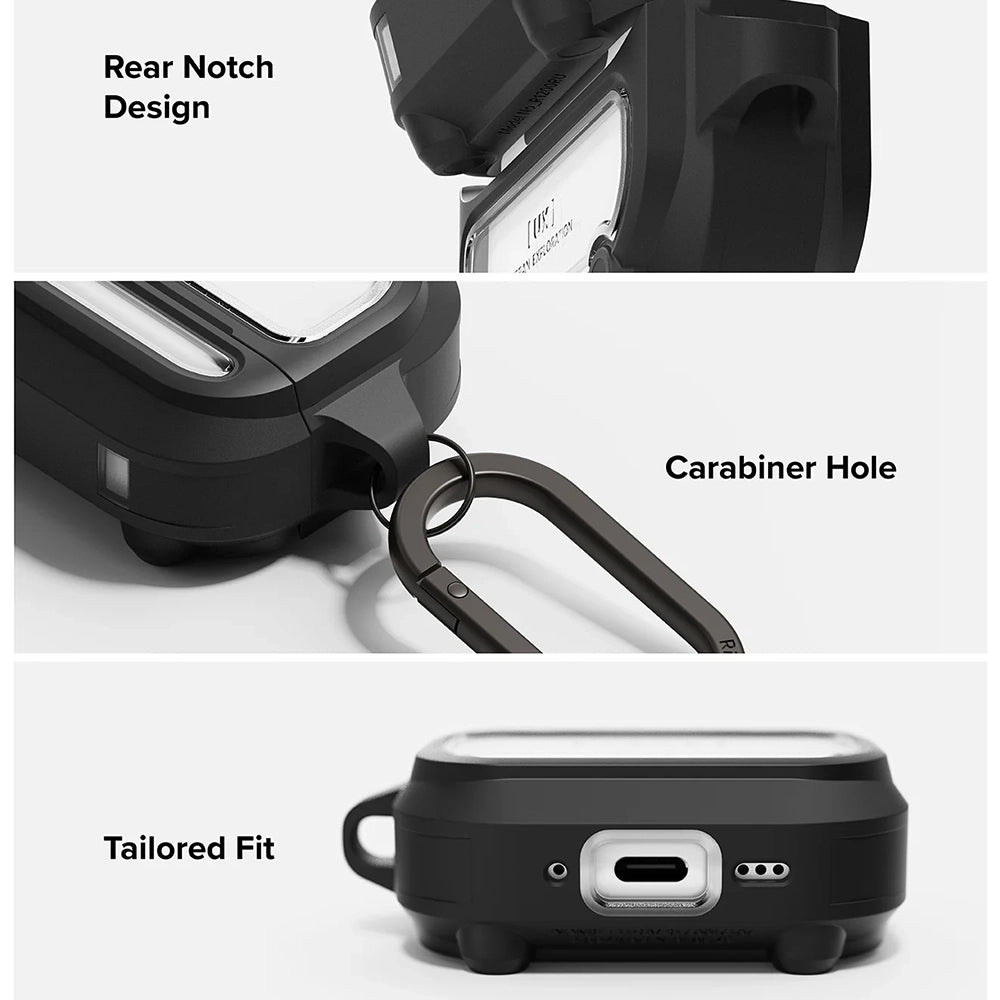 Ringke UX-fodral för Apple AirPods Pro 3, Transparent