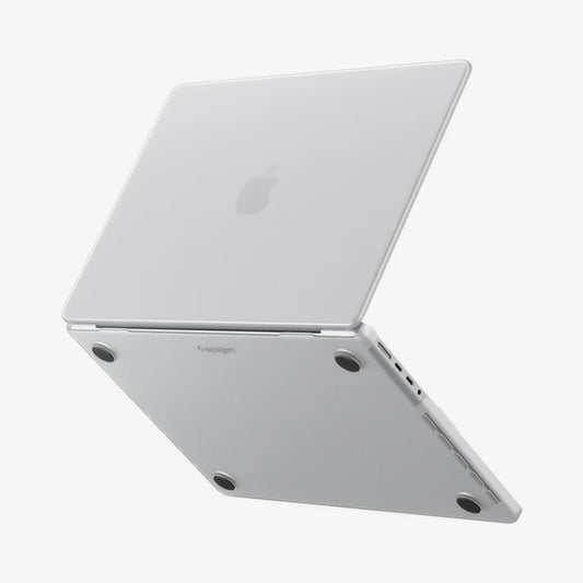 Spigen Airskin-fodral för Apple MacBook Pro 16 tum (2026) / (2024) / (2023) / (2021), Satintransparent ACS11526
