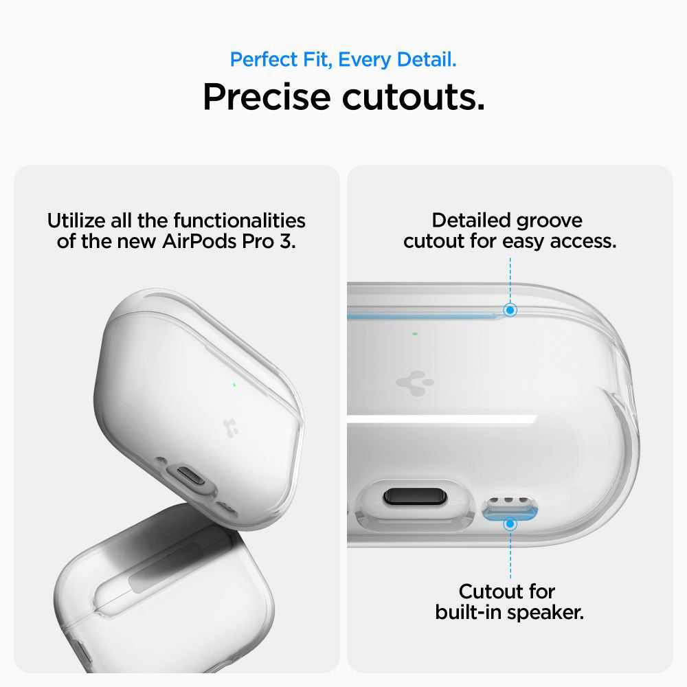 Spigen Liquid Crystal fodral för Apple AirPods Pro 3, Transparent ACS10019