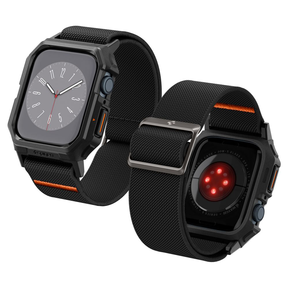 Spigen Lite Fit Pro fodral för Apple Watch 44mm Series, Mattsvart ACS07103