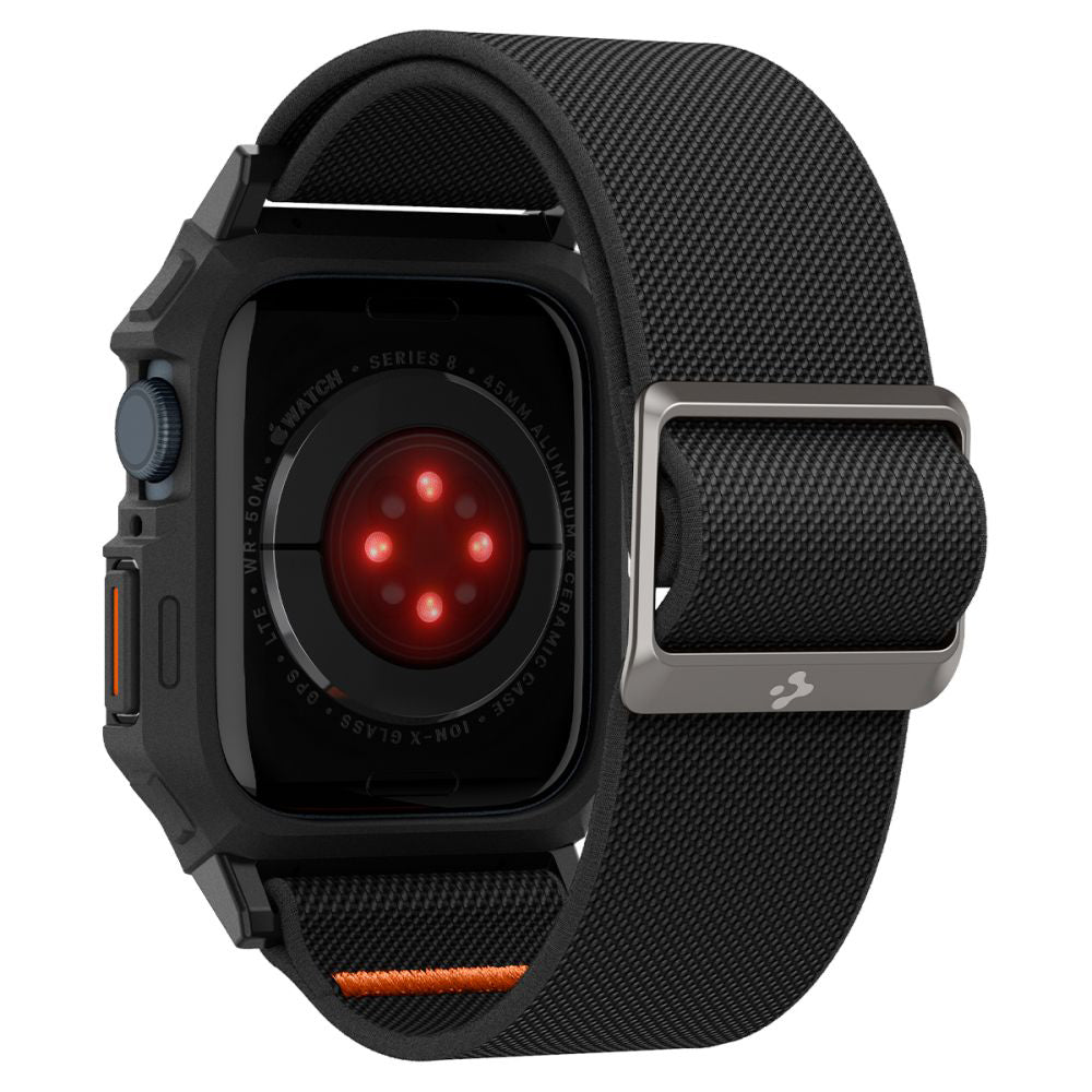 Spigen Lite Fit Pro fodral för Apple Watch 44mm Series, Mattsvart ACS07103