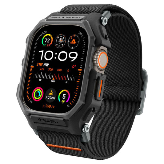 Spigen Lite Fit Pro-fodral för Apple Watch Ultra Series, Matt svart ACS07104