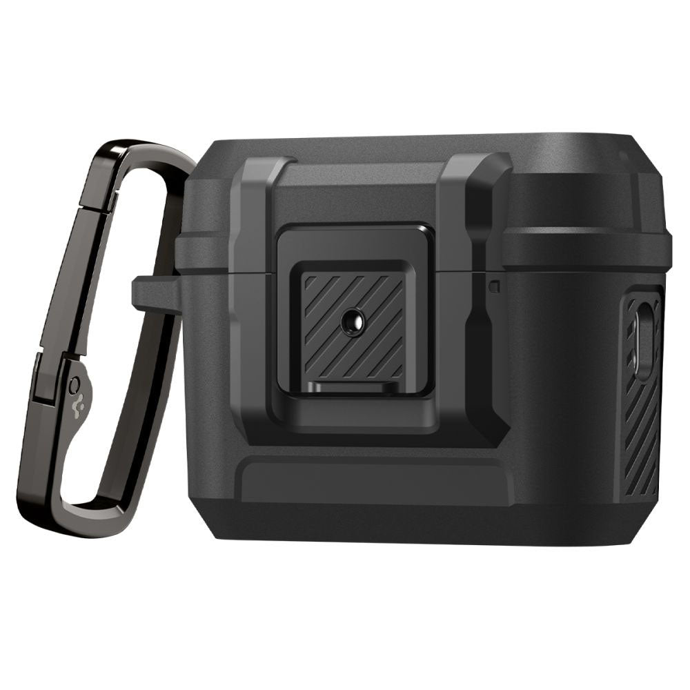 Spigen Lock Fit fodral för Apple AirPods Pro 3, Mattsvart ACS09825