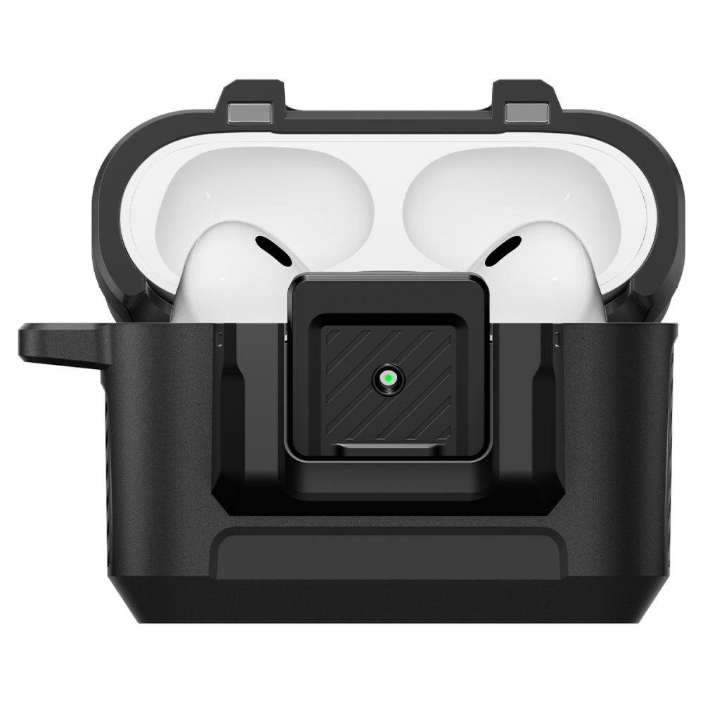 Spigen Lock Fit fodral för Apple AirPods Pro 3, Mattsvart ACS09825