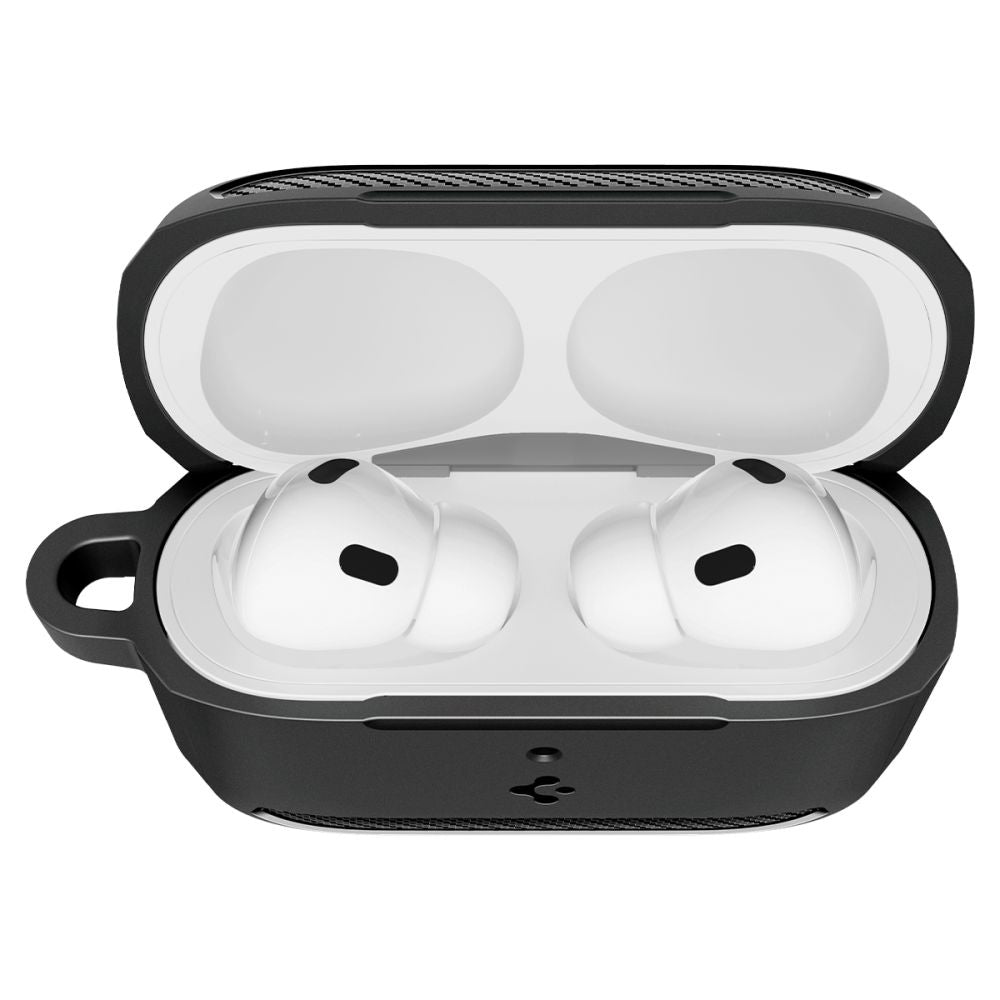 Spigen Rugged Armor fodral för Apple AirPods Pro 3, Mattsvart ACS09822