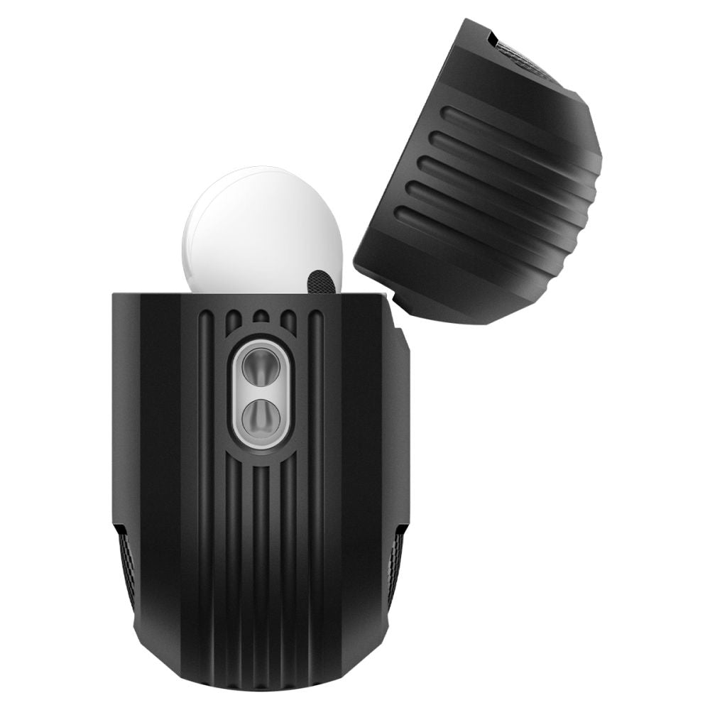 Spigen Rugged Armor fodral för Apple AirPods Pro 3, Mattsvart ACS09822