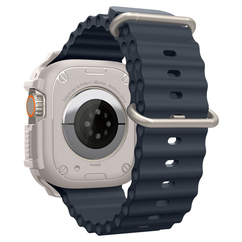 Spigen Rugged Armor fodral för Apple Watch Ultra Series, Beige ACS07381