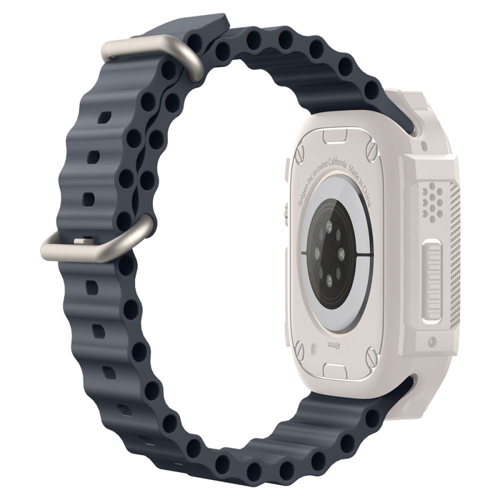 Spigen Rugged Armor fodral för Apple Watch Ultra Series, Beige ACS07381