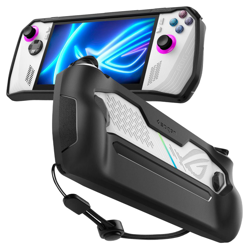 Spigen Rugged Armor fodral för Asus ROG Ally konsol, Mattsvart ACS06921
