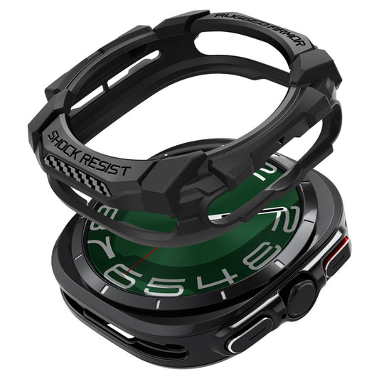 Spigen Rugged Armor skal för Samsung Galaxy Watch Ultra, Svart