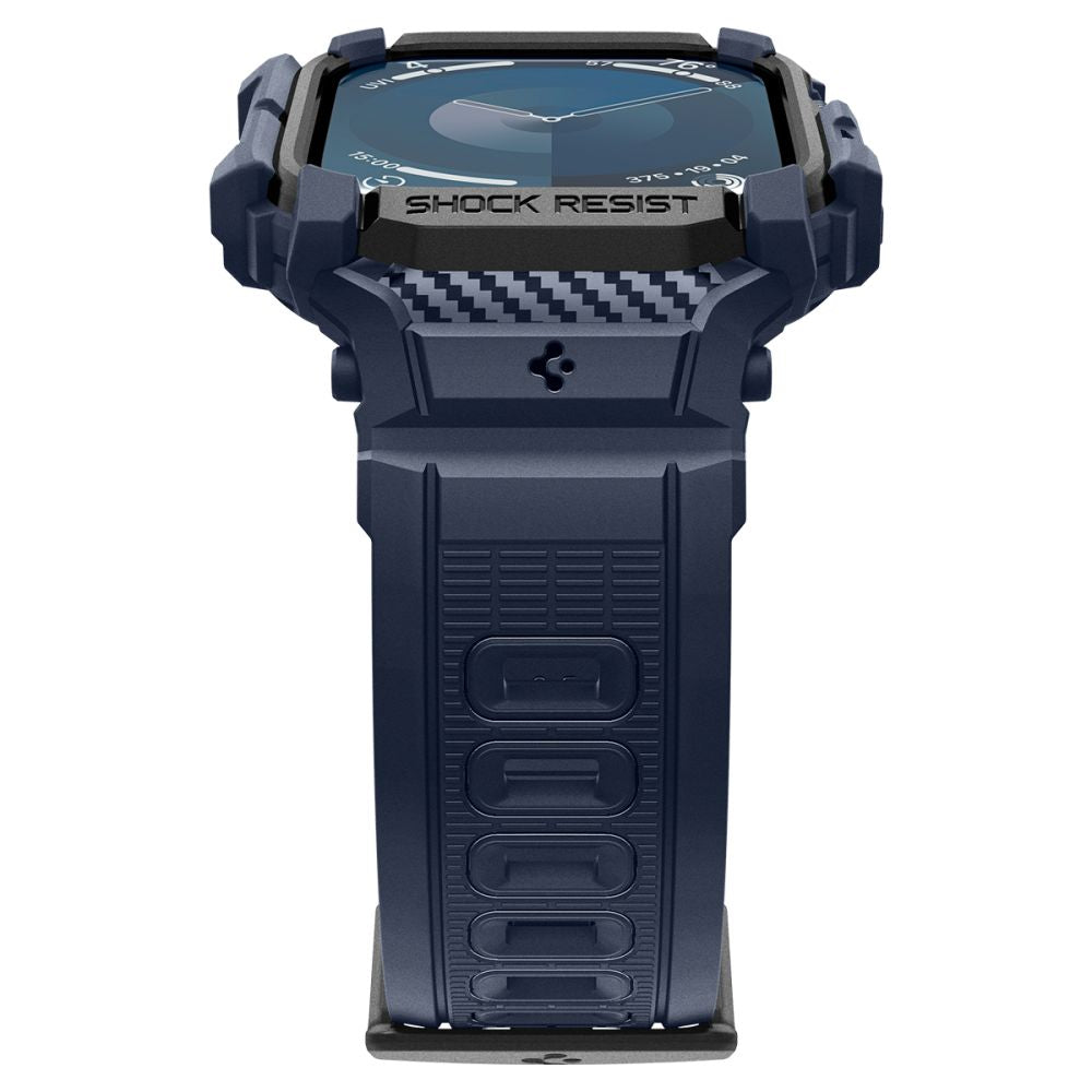 Spigen Rugged Armor Pro skal för Apple Watch Series 10 / 11 46mm, Marinblå