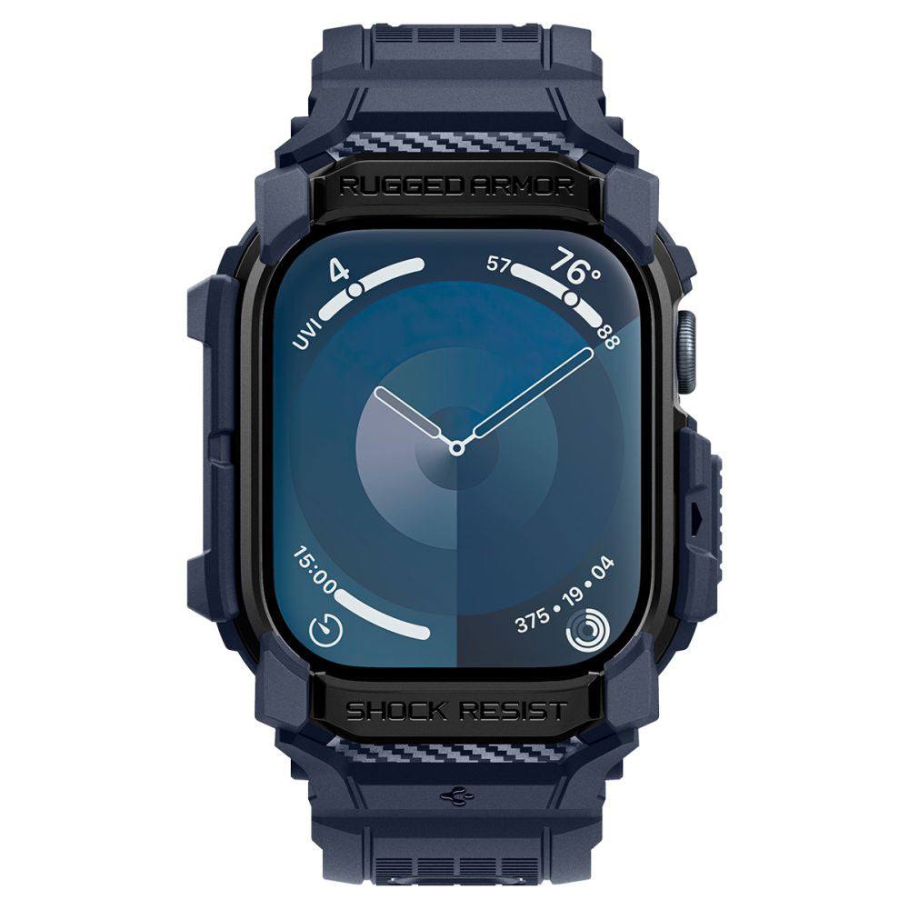Spigen Rugged Armor Pro skal för Apple Watch Series 10 / 11 46mm, Marinblå