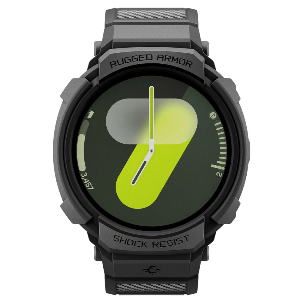 Spigen Rugged Armor Pro skal för Samsung Galaxy Watch8 40mm, Mattsvart ACS10005