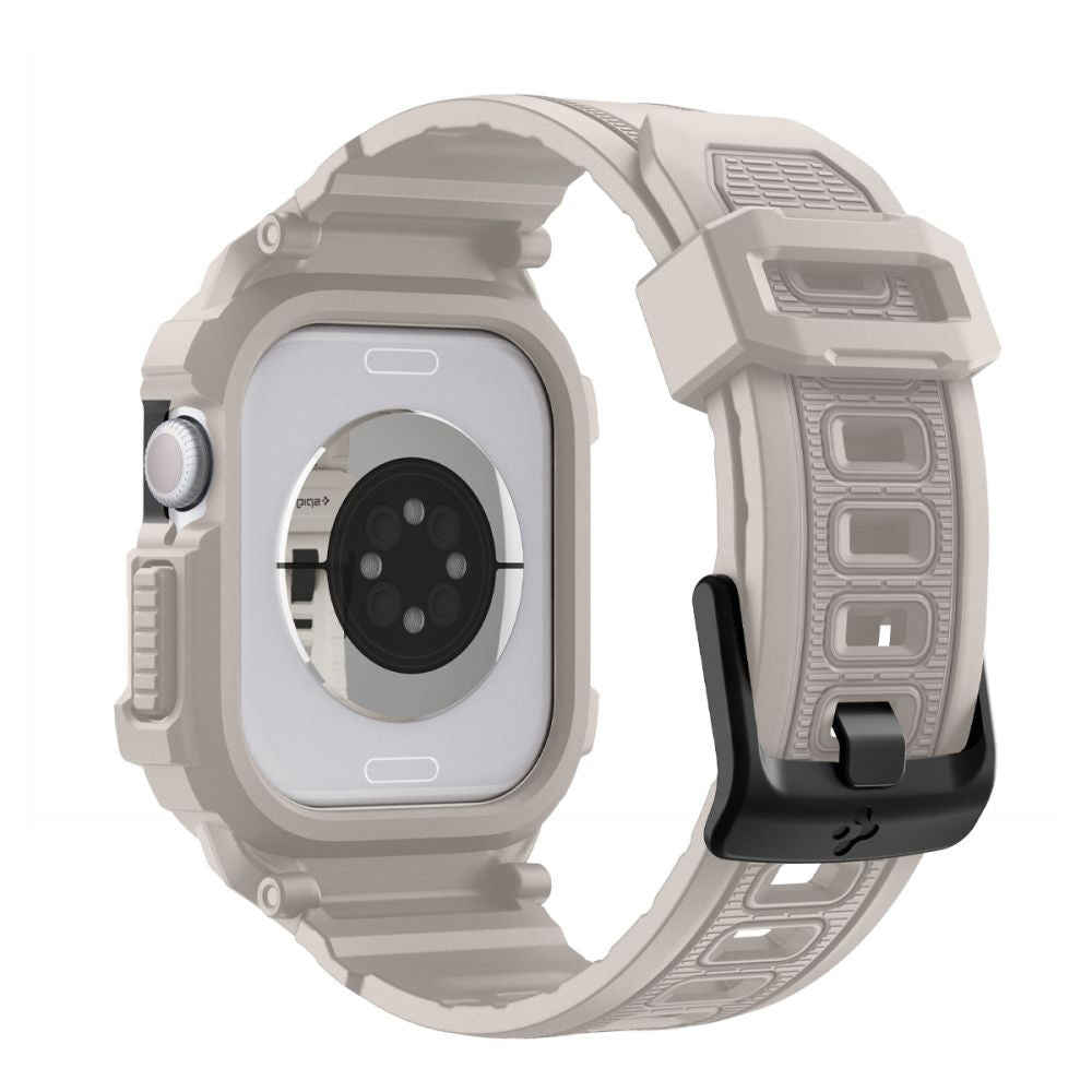Spigen Rugged Armor Pro V2-fodral för Apple Watch Series 10 / 11 42mm, Beige ACS10496