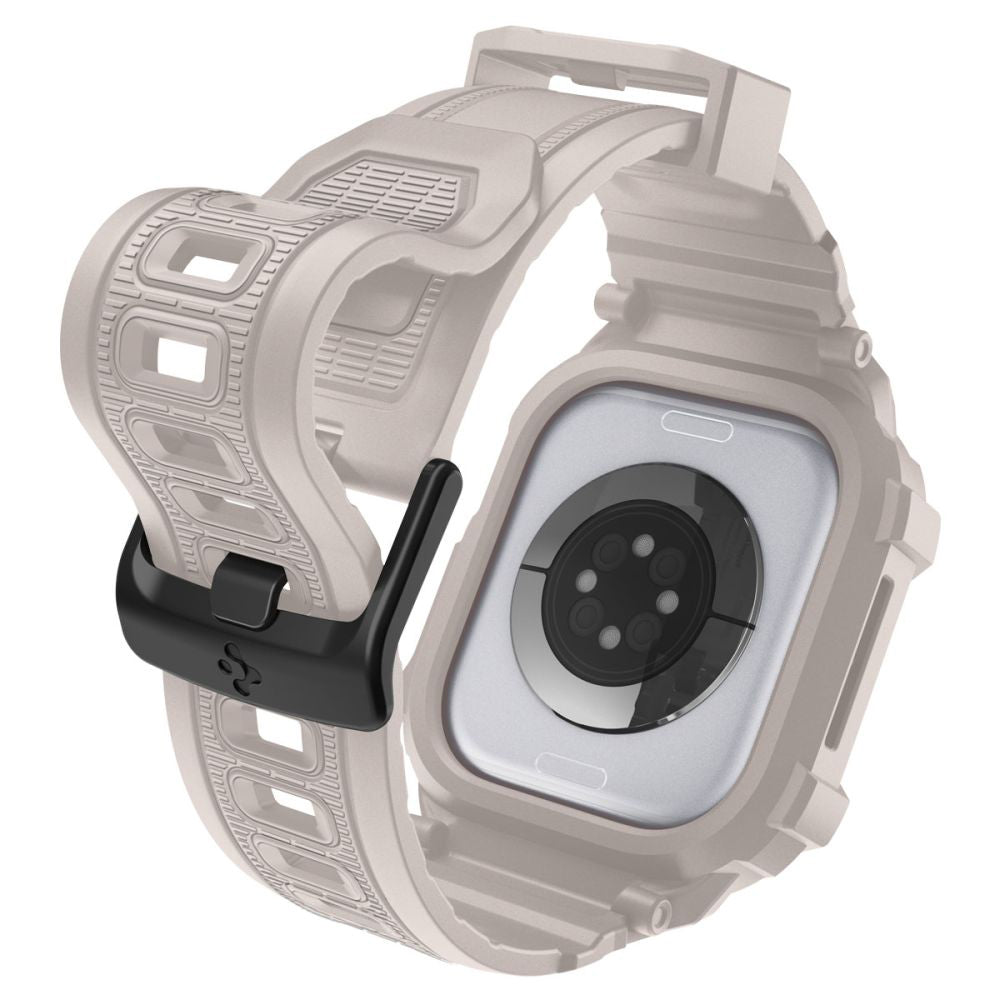 Spigen Rugged Armor Pro V2-fodral för Apple Watch Series 10 / 11 42mm, Beige ACS10496