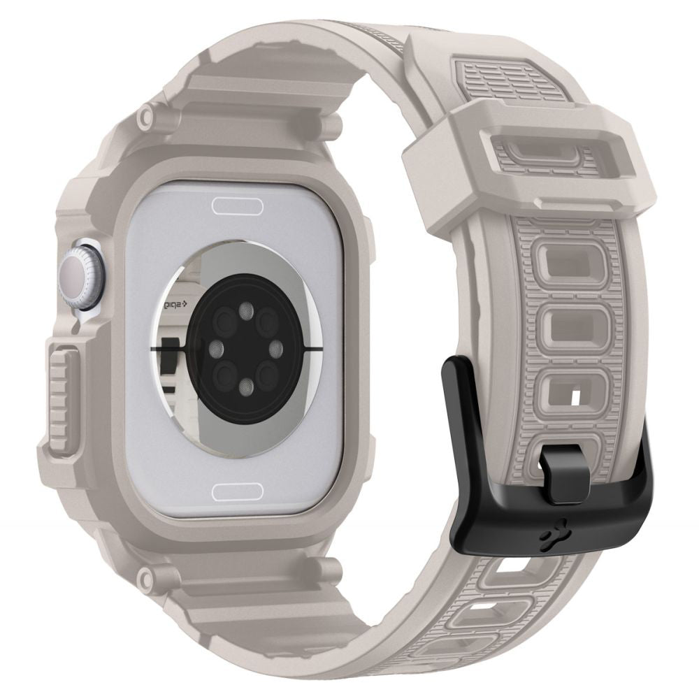 Spigen Rugged Armor Pro V2 fodral för Apple Watch Series 10 / 11 46mm, Beige ACS10506