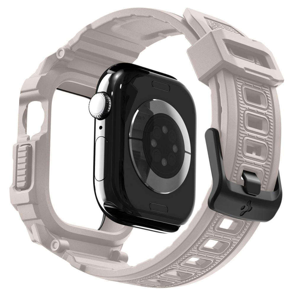 Spigen Rugged Armor Pro V2 fodral för Apple Watch Series 10 / 11 46mm, Beige ACS10506
