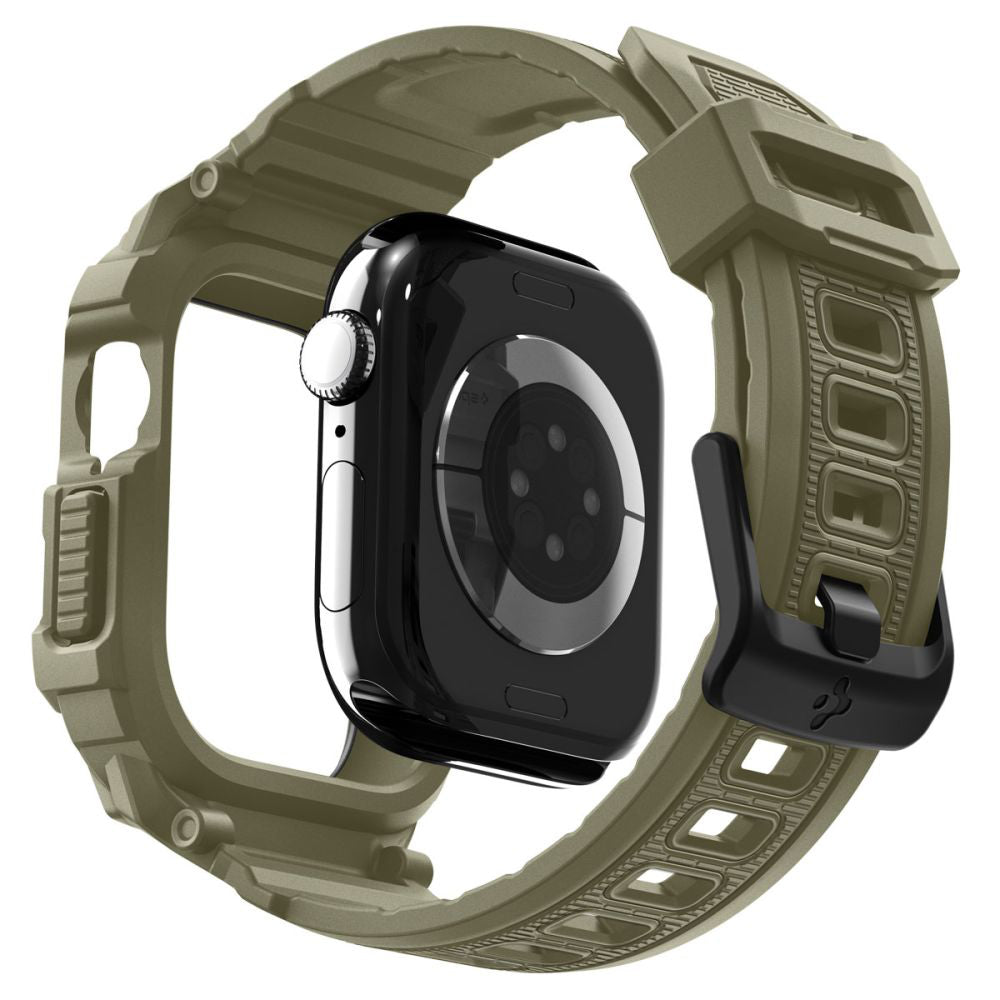 Spigen Rugged Armor Pro V2-fodral för Apple Watch Series 10 / 11 46mm, Kaki ACS10507