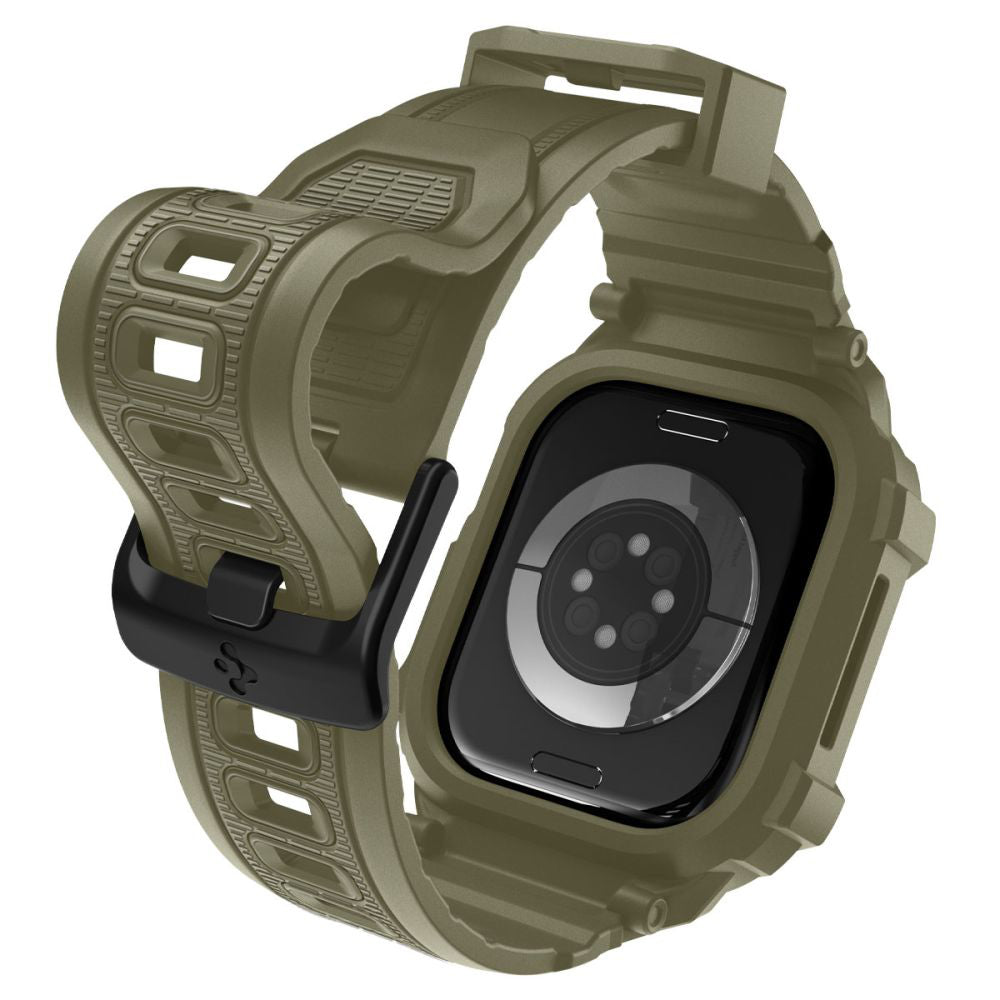 Spigen Rugged Armor Pro V2-fodral för Apple Watch Series 10 / 11 46mm, Kaki ACS10507
