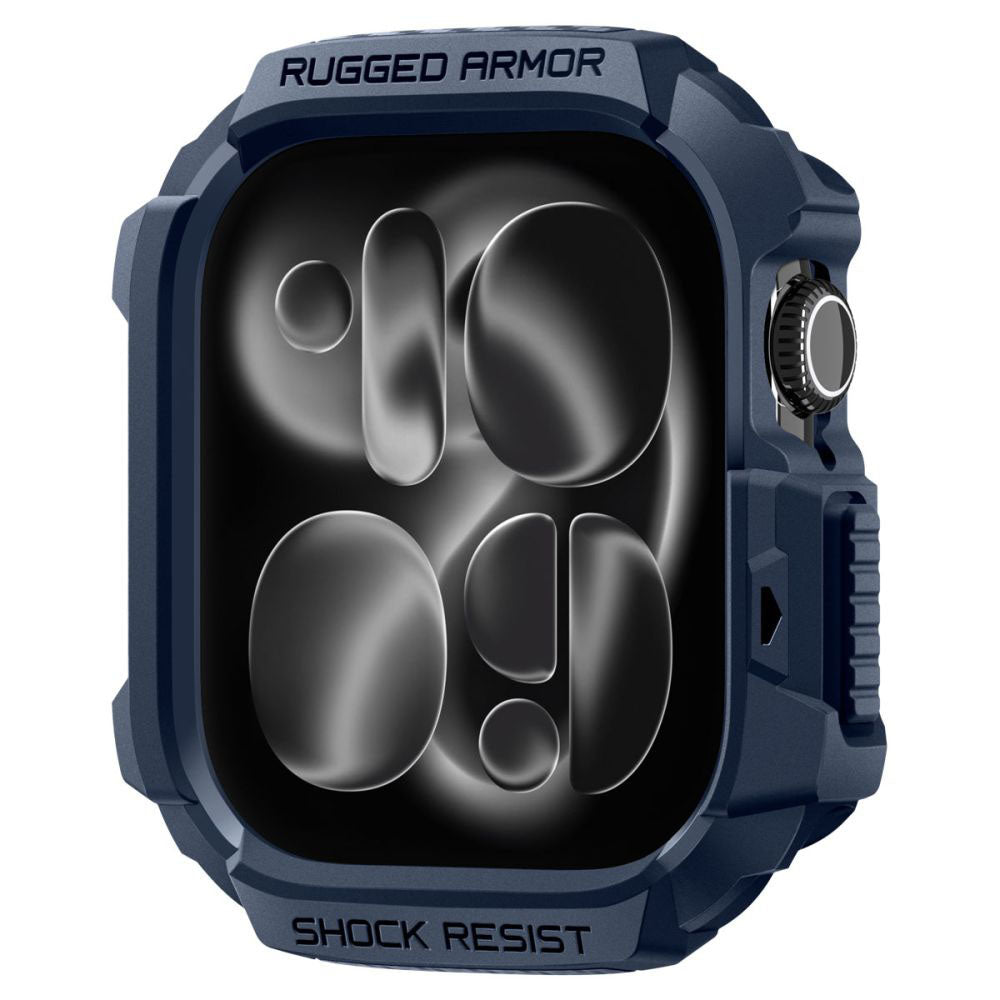 Spigen Rugged Armor V2 skal för Apple Watch Series 10 / 11 42mm, Marinblå ACS10492