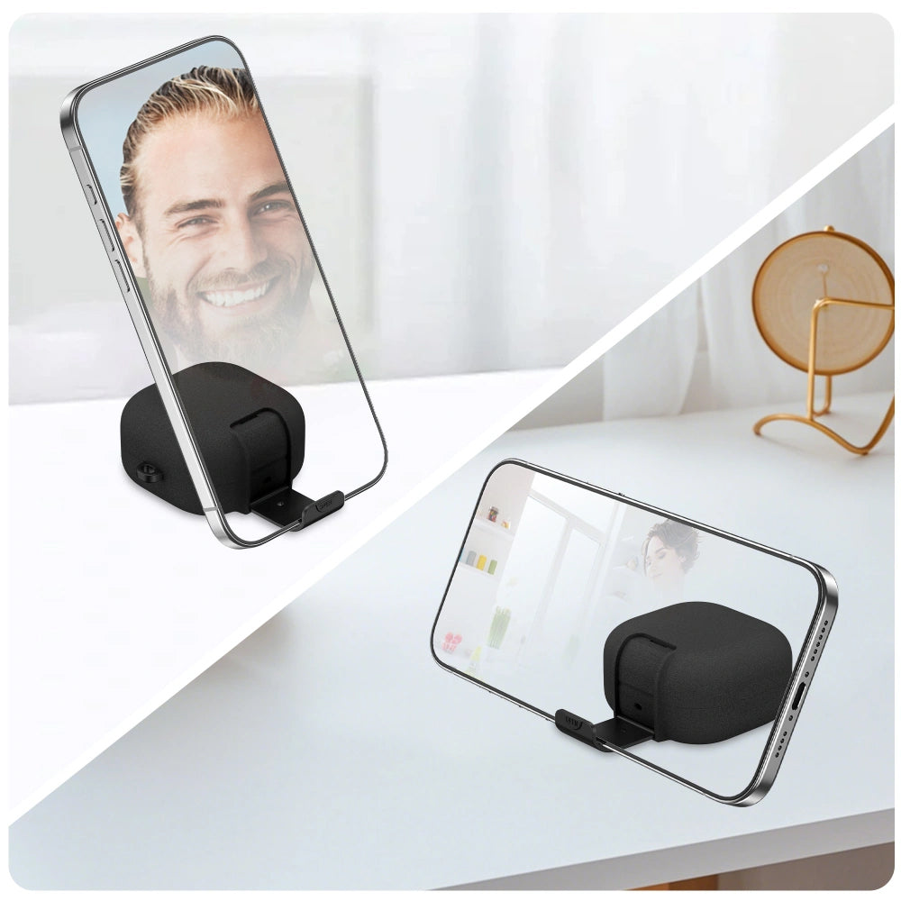 Tech-Protect Slim Hook fodral för Samsung Galaxy Buds4 / Buds4 Pro, Svart