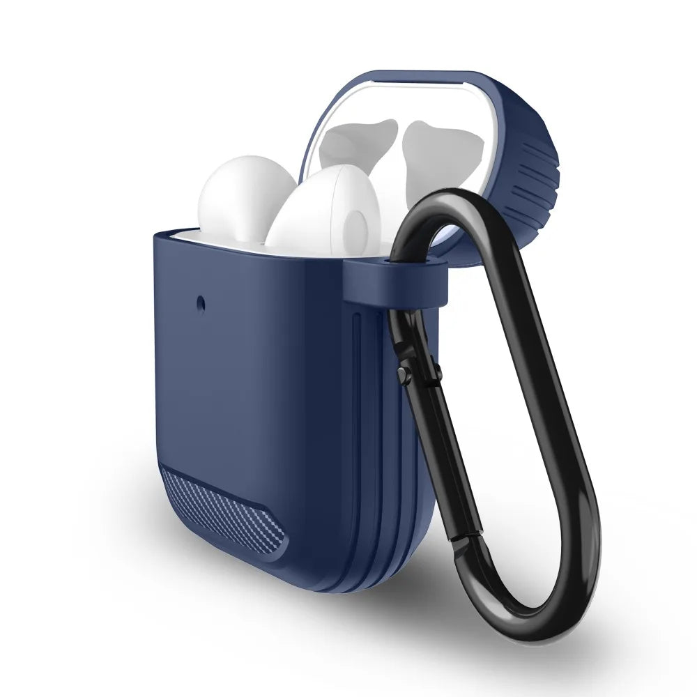 Techsuit Carbon-fodral för Apple AirPods Gen 2 / Gen 1, Rosa