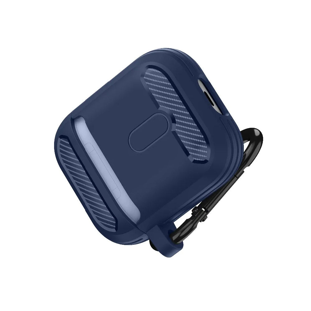 Techsuit Carbon-fodral för Apple AirPods Gen 2 / Gen 1, Rosa