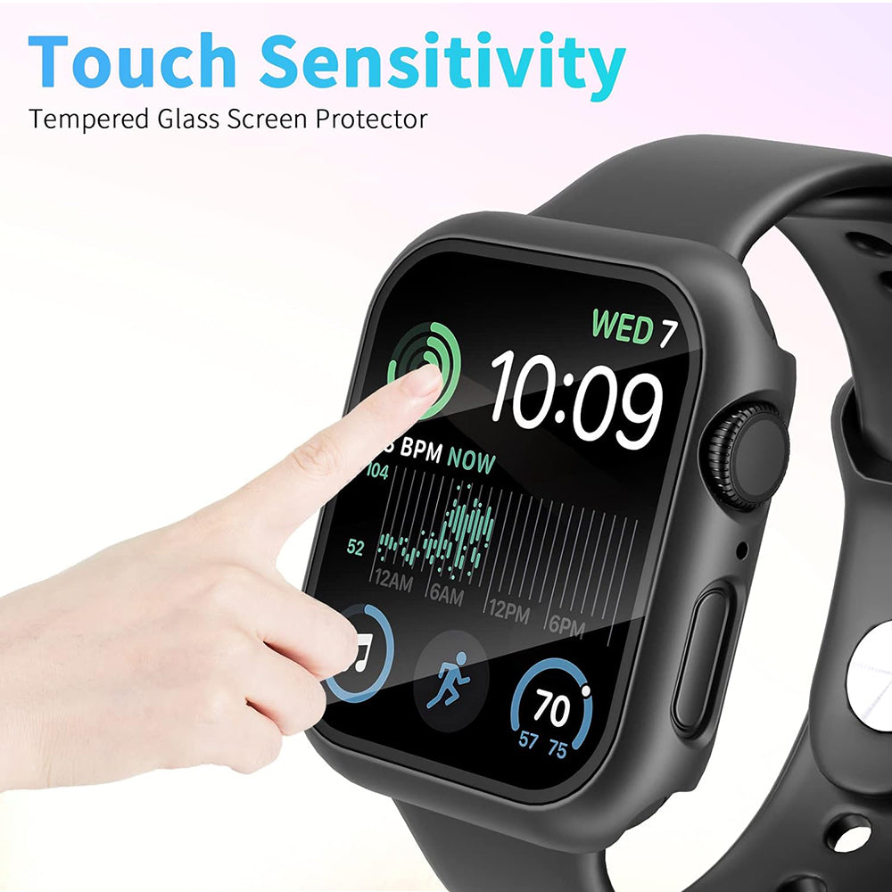 Techsuit Defense360 Pro-fodral för Apple Watch 40mm Series, Svart