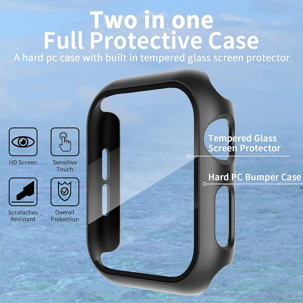 Techsuit Defense360 Pro-fodral för Apple Watch 40mm Series, Svart
