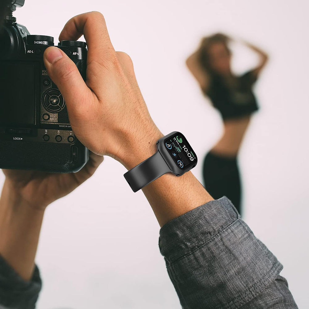 Techsuit Defense360 Pro-fodral för Apple Watch 40mm Series, Svart