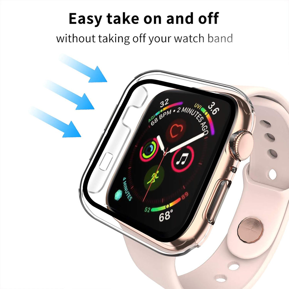 Techsuit Defense360 Pro-fodral för Apple Watch 42mm Series, Transparent