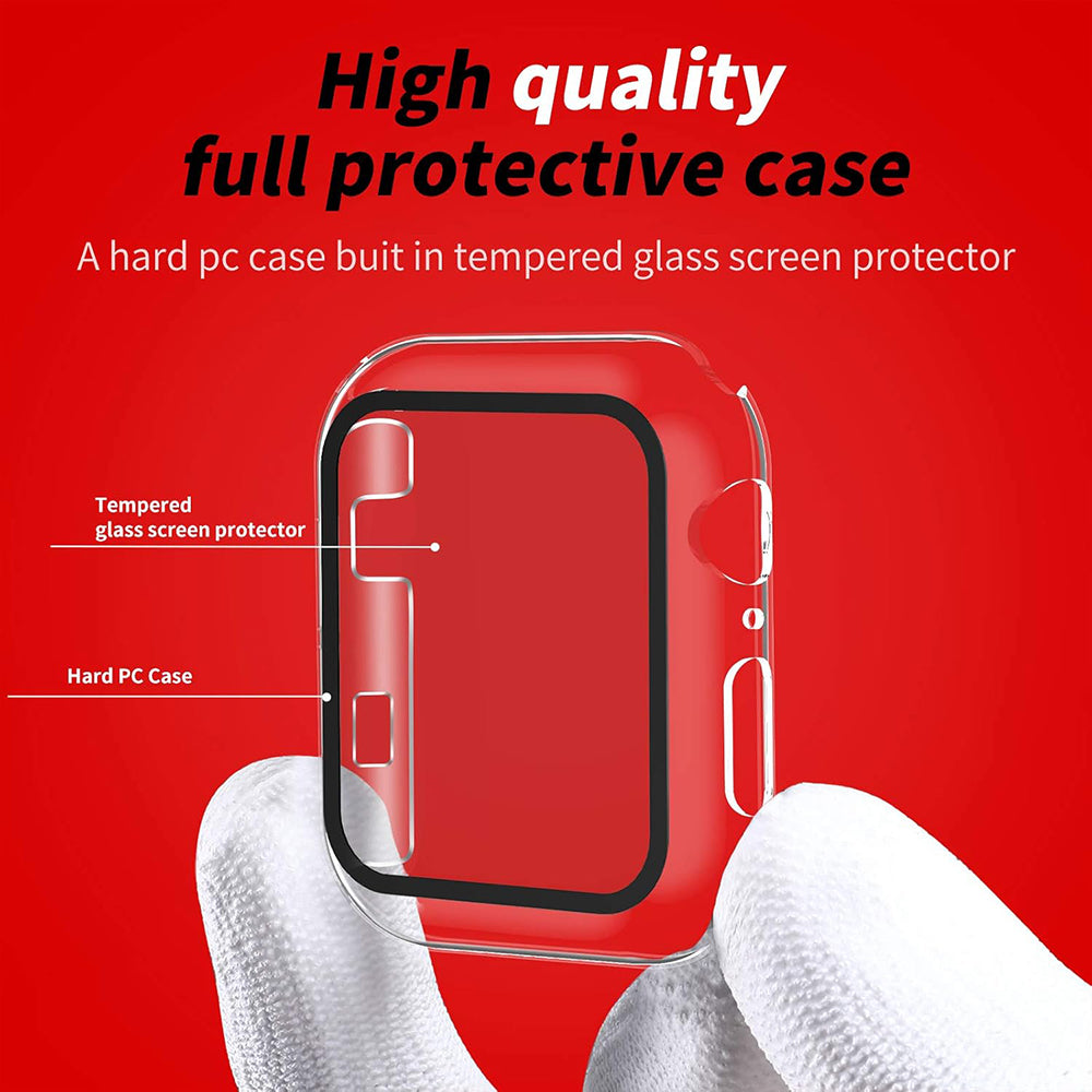Techsuit Defense360 Pro-fodral för Apple Watch 42mm Series, Transparent