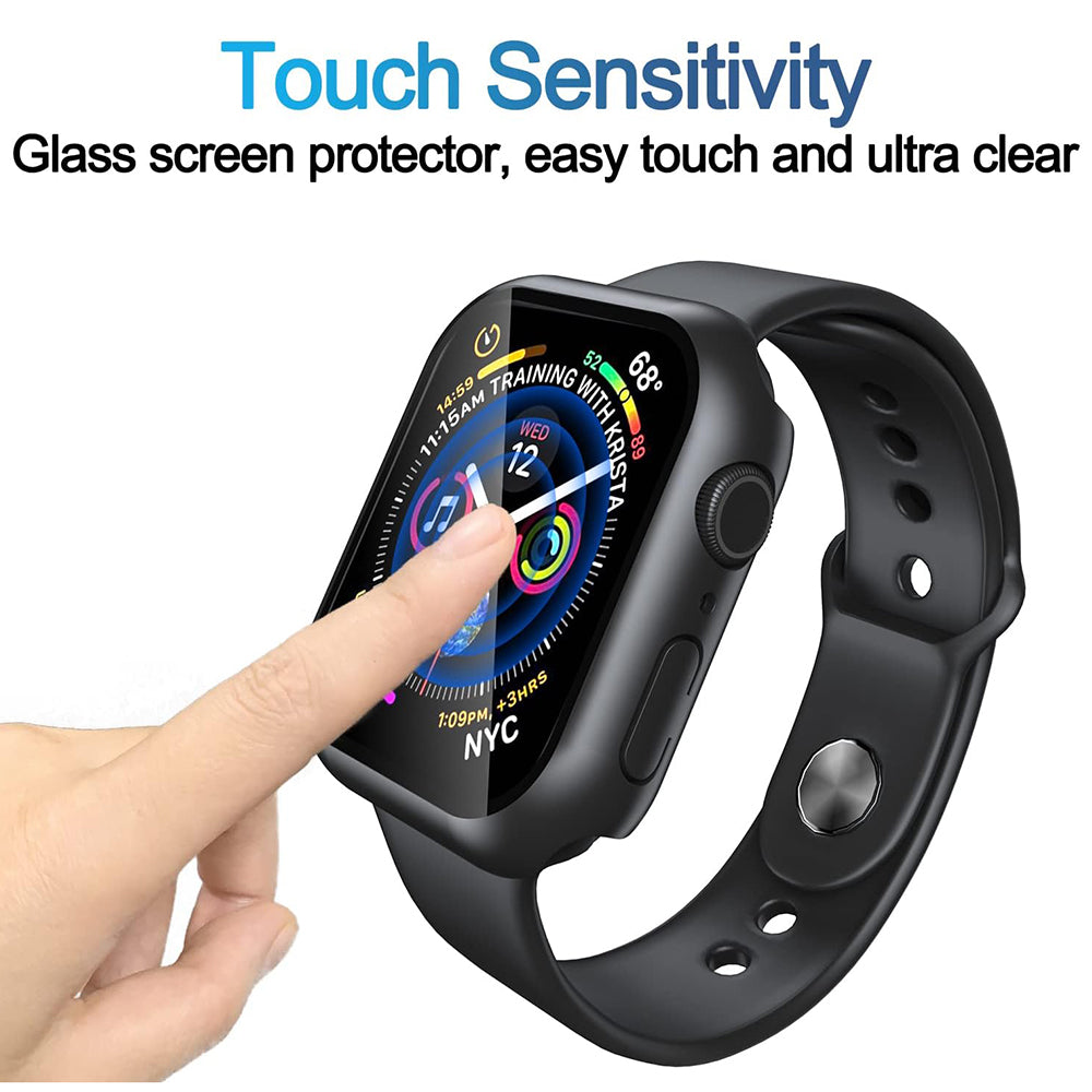 Techsuit Defense360 Pro-fodral för Apple Watch 7 45mm-serien, svart