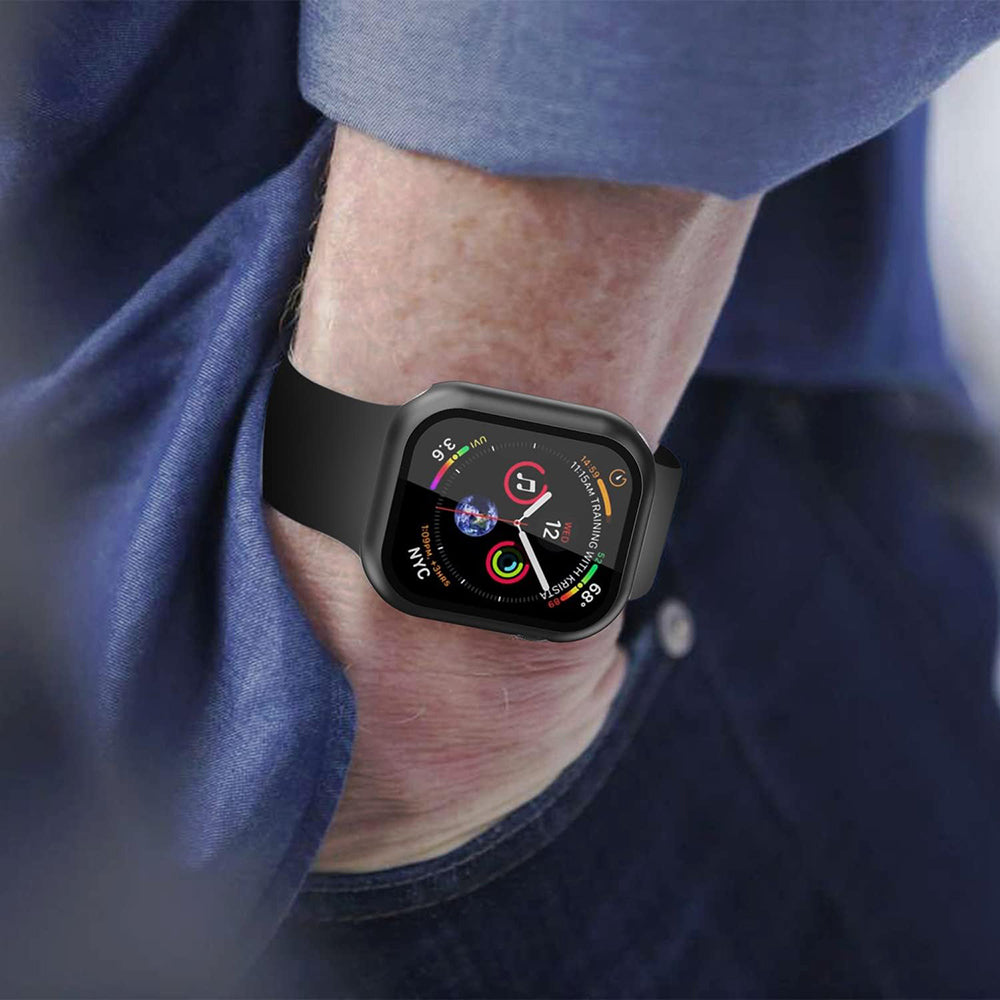 Techsuit Defense360 Pro-fodral för Apple Watch 7 45mm-serien, svart
