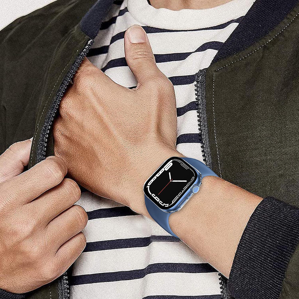 Techsuit Defense360 Pro-fodral för Apple Watch 7 45mm-serien, Transparent