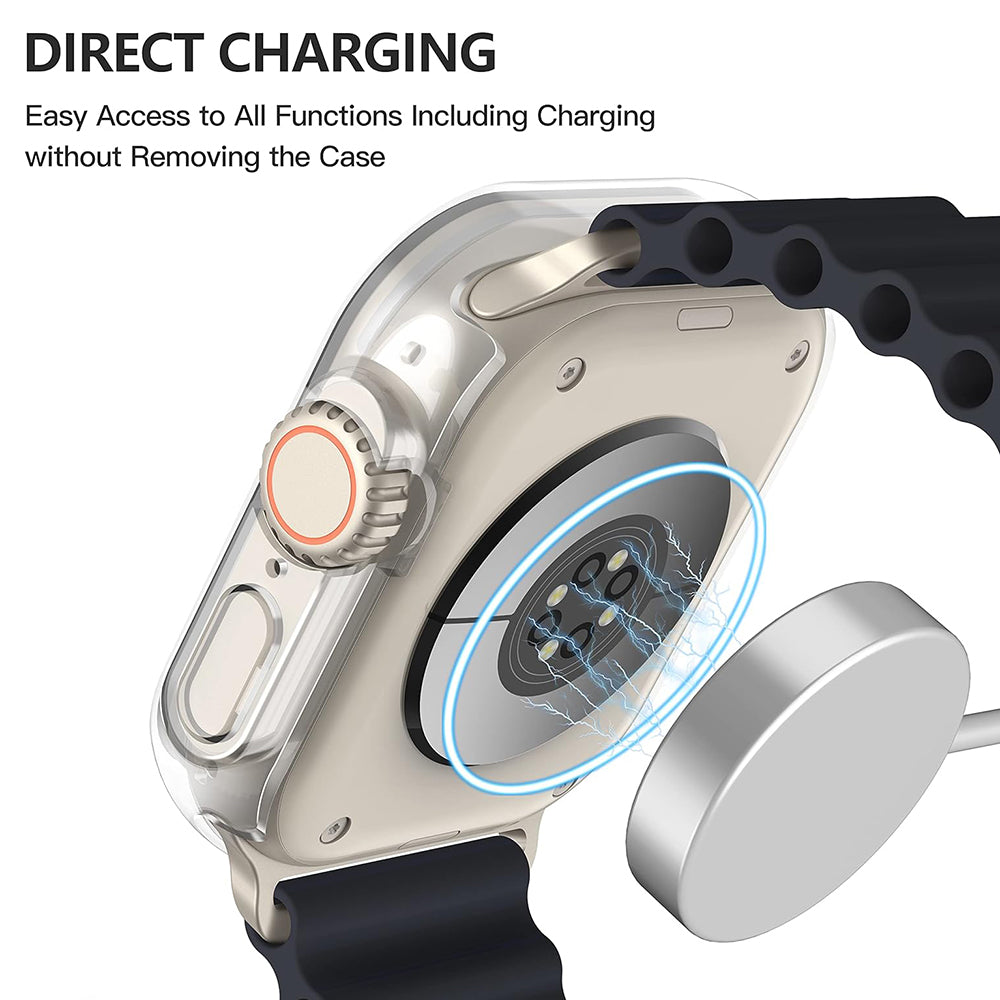 Techsuit Defense360 Pro-fodral för Apple Watch Ultra Series, Transparent