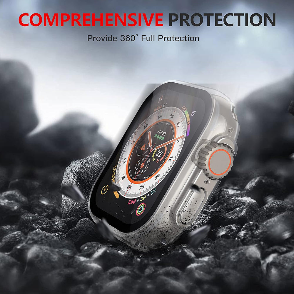 Techsuit Defense360 Pro-fodral för Apple Watch Ultra Series, Transparent