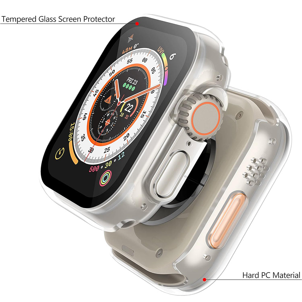 Techsuit Defense360 Pro-fodral för Apple Watch Ultra Series, Transparent