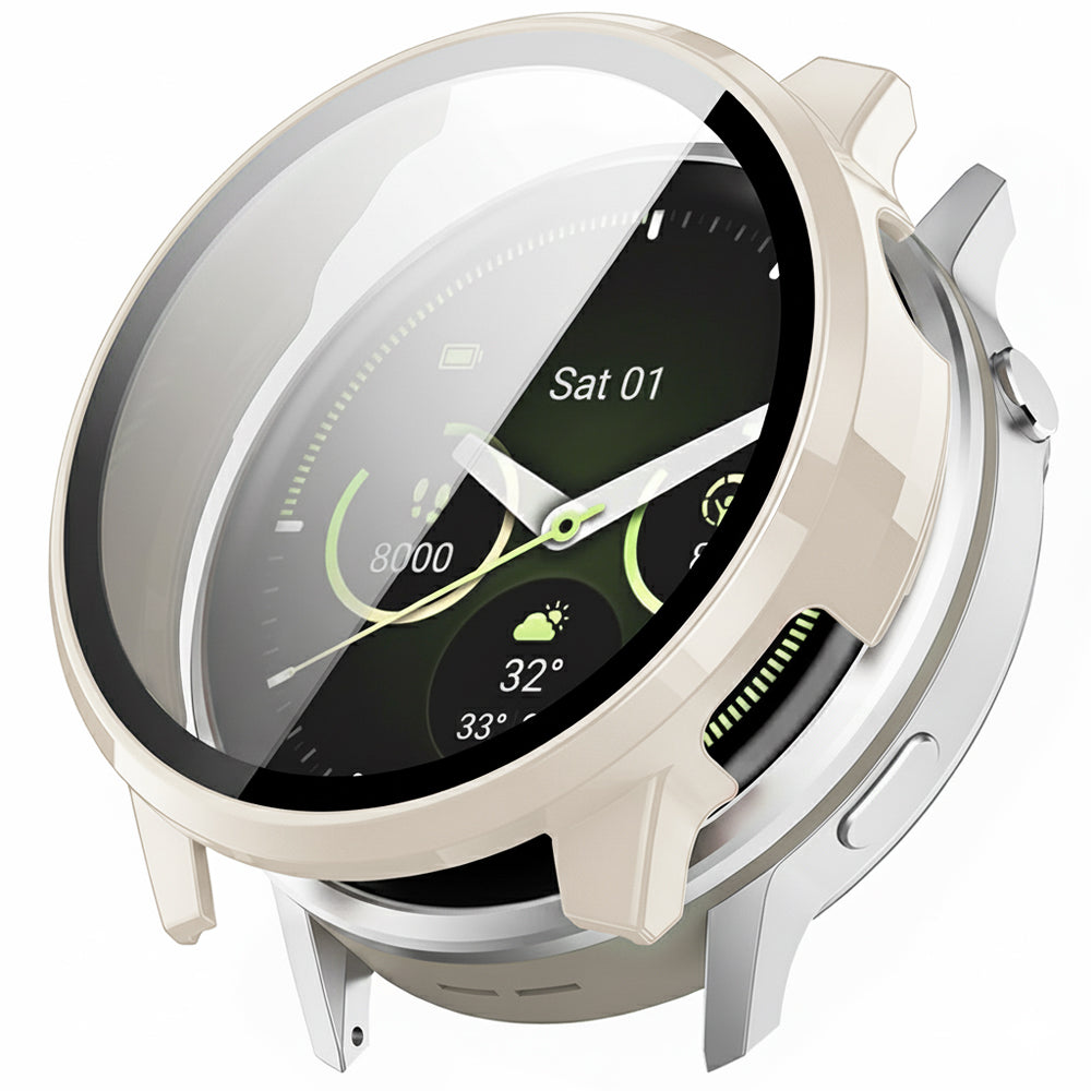Techsuit Defense360 Pro skal för Garmin Venu 4 45mm, Beige