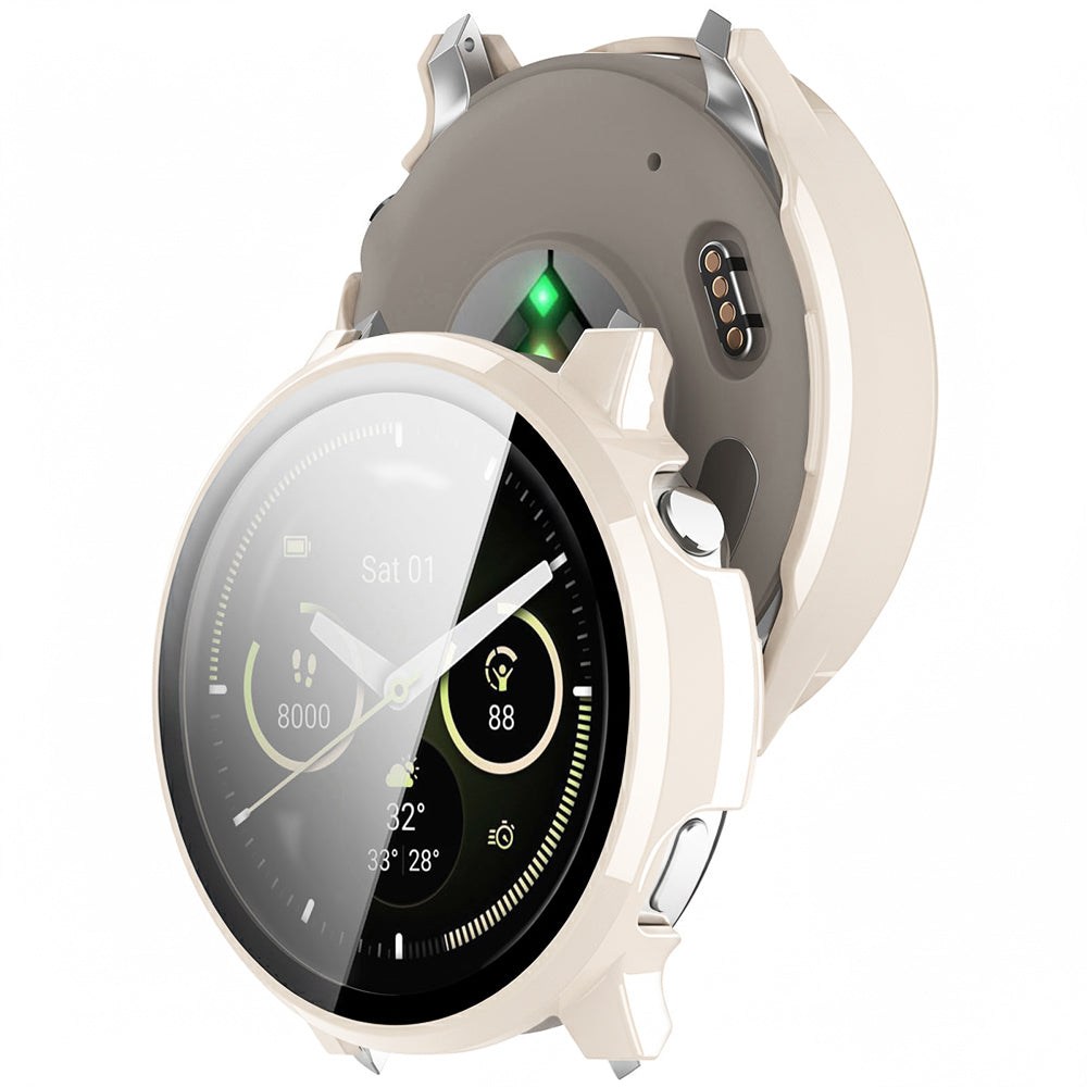 Techsuit Defense360 Pro skal för Garmin Venu 4 45mm, Beige