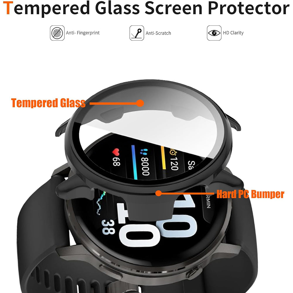 Techsuit Defense360 Pro skal för Garmin Venu 4 45mm, Beige