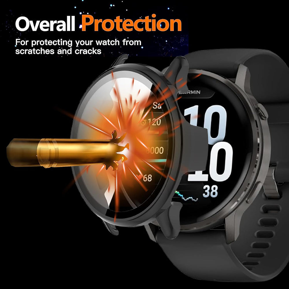 Techsuit Defense360 Pro skal för Garmin Venu 4 45mm, Beige